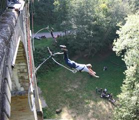 Saut à l'élastique .